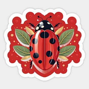 The ladybug Sticker